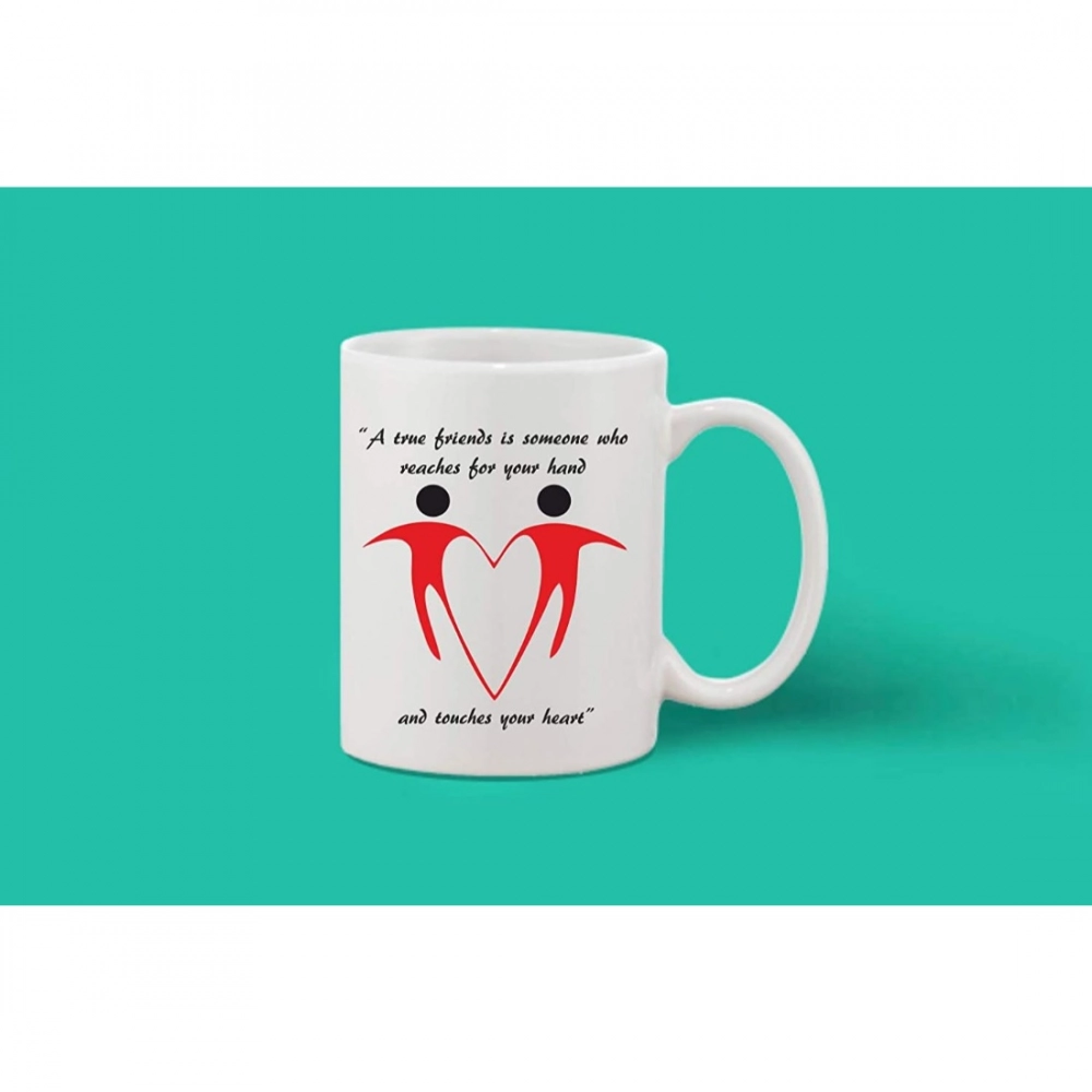 Generic Printed Ceramic Coffee Mug - 1 Pieces, White, 11oz - Image 2