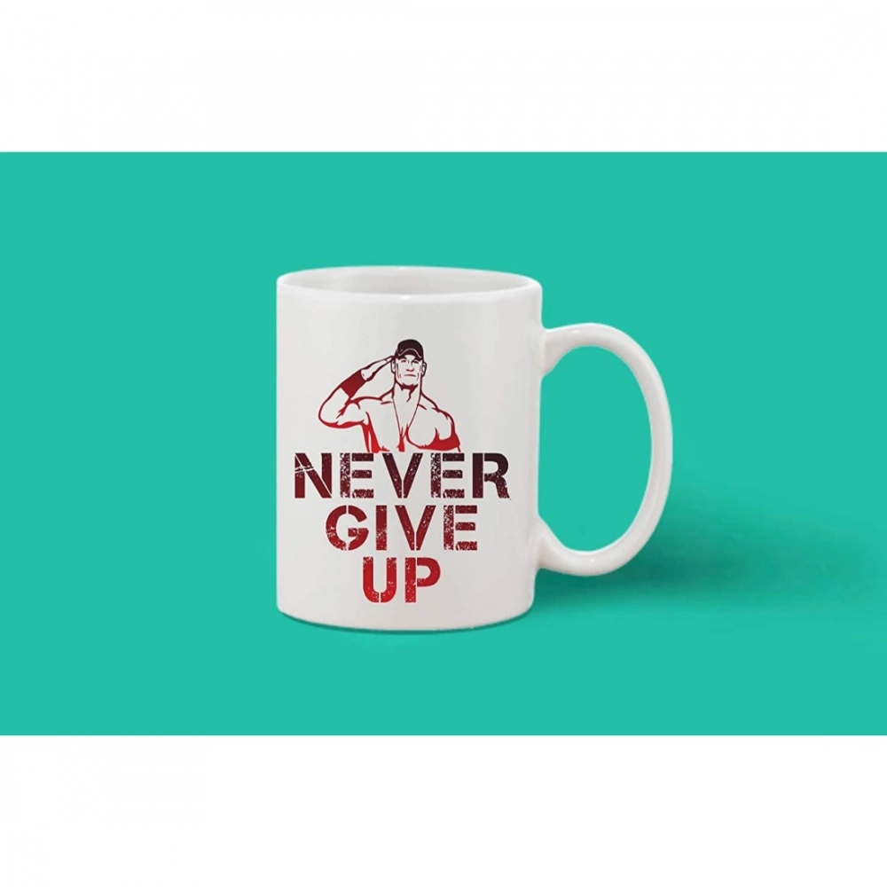 Printed Ceramic Coffee Mug - 1 Pieces, White, 11oz - Image 2