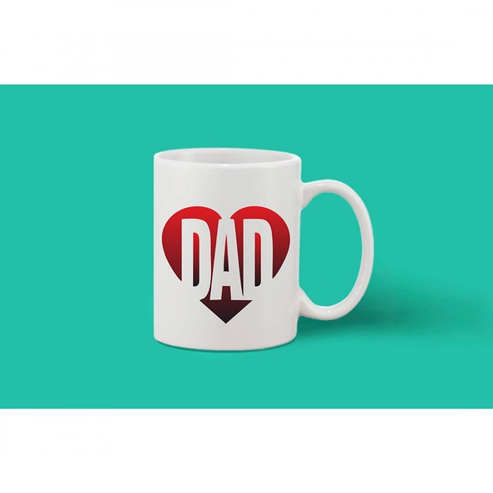 Printed Ceramic Coffee Mug - 1 Pieces, White, 11oz - Image 2