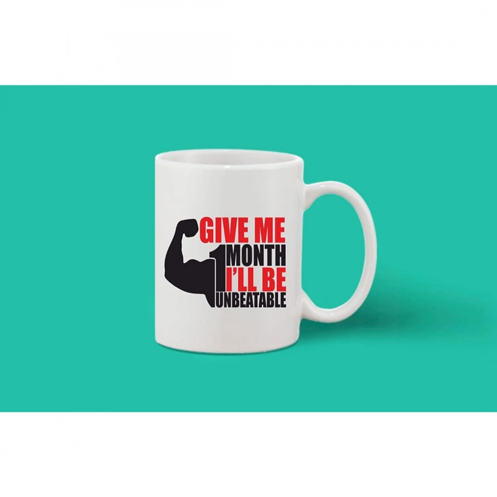 Printed Ceramic Coffee Mug - 1 Pieces, White, 11oz - Image 2