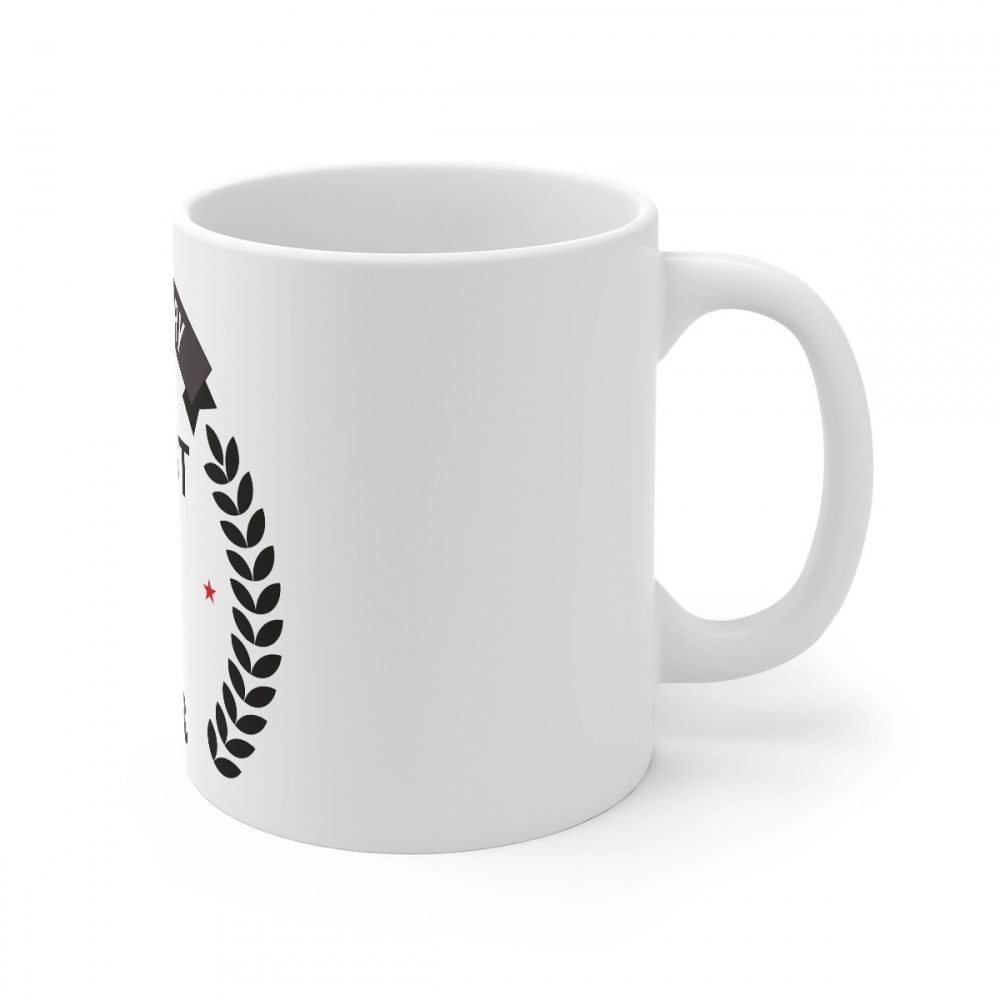 Generic Ceramic 1st Anniversary Printed Coffee Mug (Color: White, Capacity:330ml) - Image 2