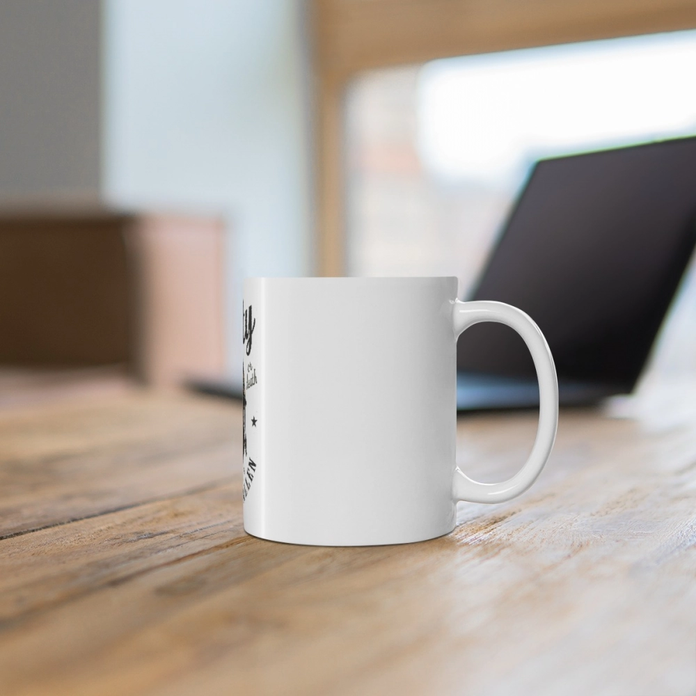 Generic Ceramic Gorila Desing Printed Coffee Mug (Color: White, Capacity:330ml) - Image 4