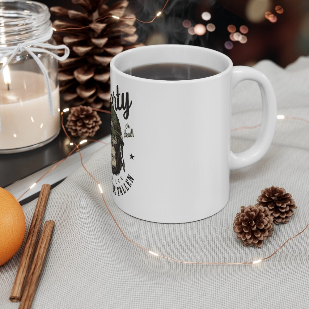 Generic Ceramic Gorila Desing Printed Coffee Mug (Color: White, Capacity:330ml) - Image 5