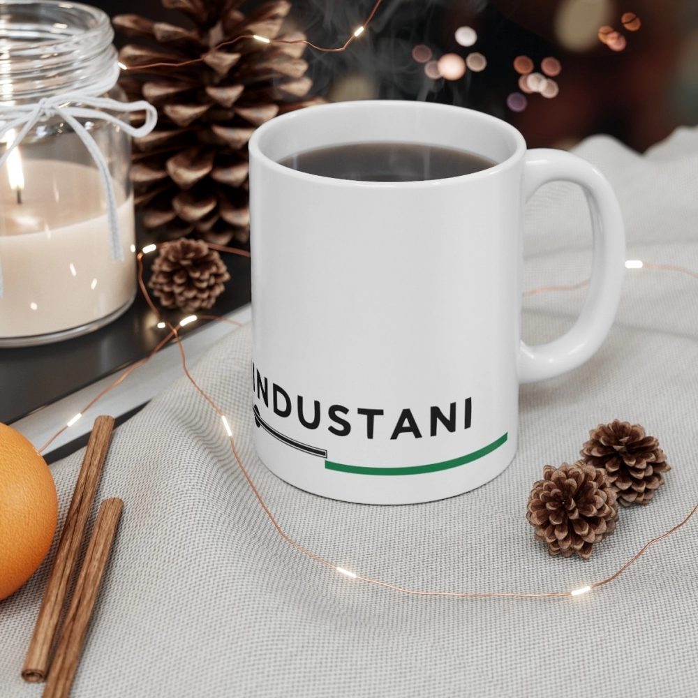 Generic Ceramic Dil Se Hindustani Printed Coffee Mug (Color: White, Capacity:330ml) - Image 4