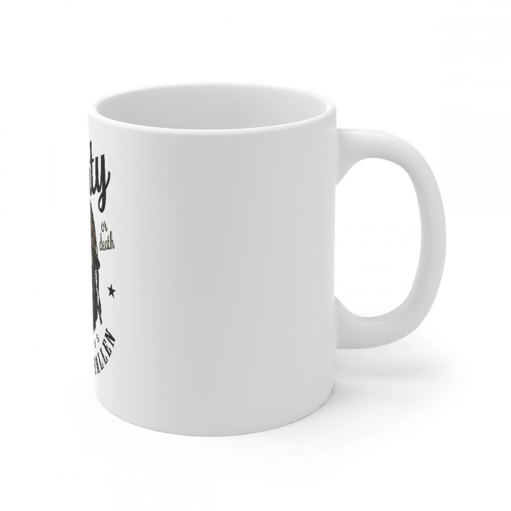 Generic Ceramic Gorila Desing Printed Coffee Mug (Color: White, Capacity:330ml) - Image 2