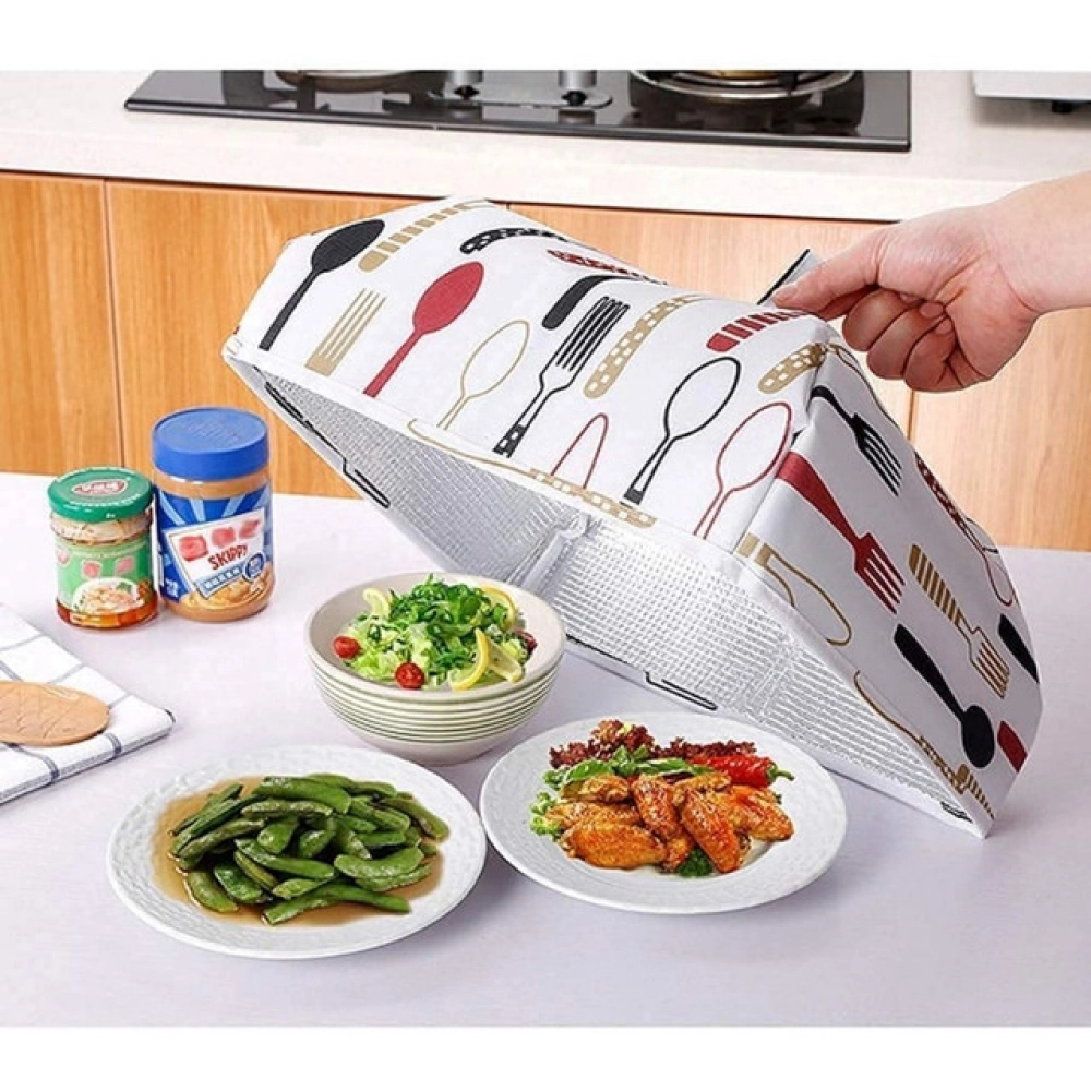 Generic Pack Of 4_Food Dish Cover – Reusable Mesh Lid for Protecting Food from Dust And Insects (Color: Assorted ) - Image 2