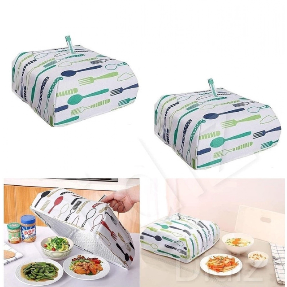 Generic Pack Of 4_Food Dish Cover – Reusable Mesh Lid for Protecting Food from Dust And Insects (Color: Assorted ) - Image 4