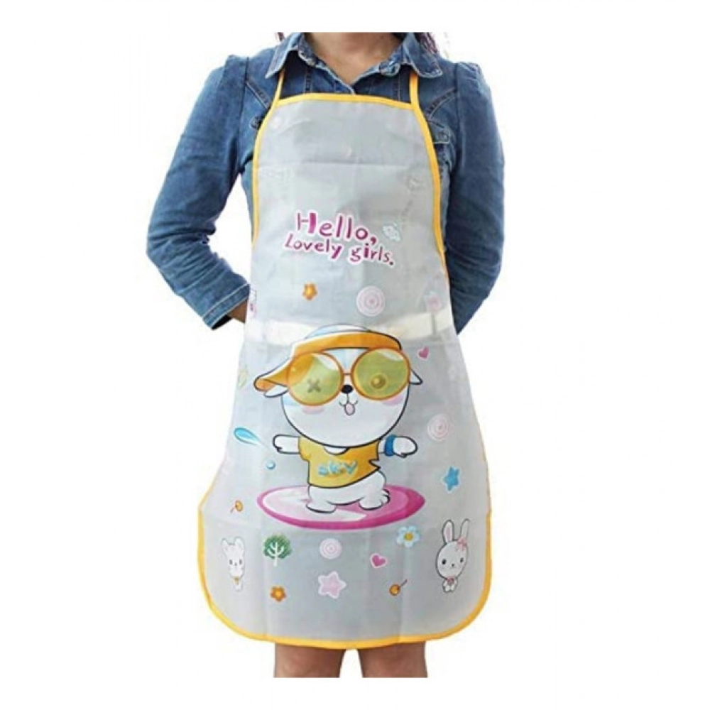 Generic Pack of 2_Printed Waterproof Kitchen Apron with Pockets for kids– (Color: Assorted ) - Image 4