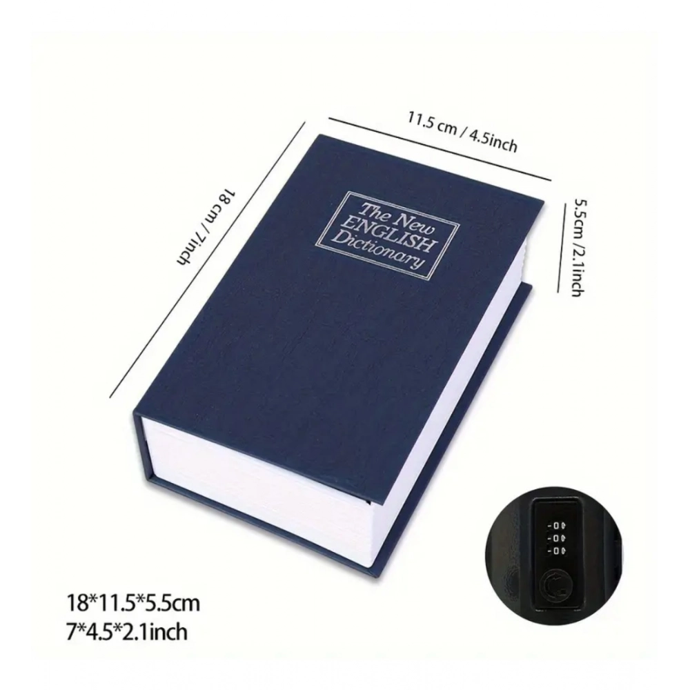 Secret Book Safe with Number Locker (Blue) - Image 2