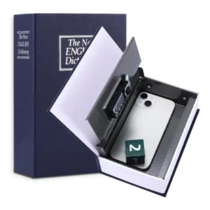 Generic Secret Book Safe with Number Locker (Blue)