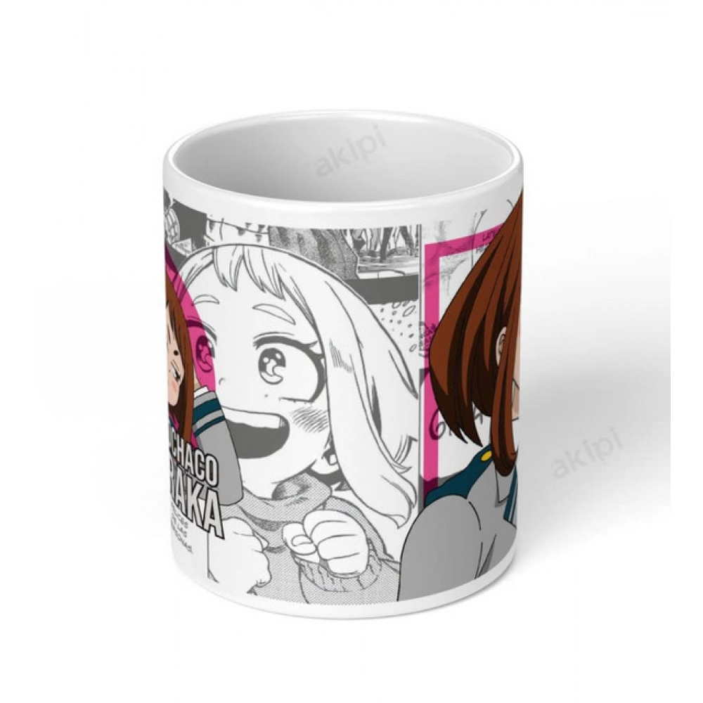 Generic Anime Ochaco Uraraka Ceramic Printed Coffee Mug (White) - Image 3