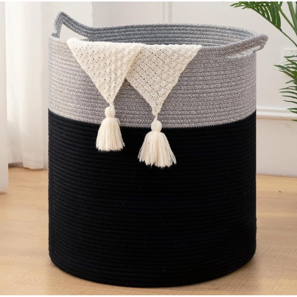 Cotton Storage Basket for Clothes