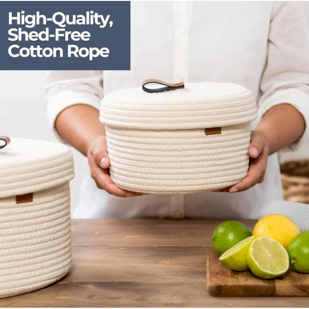Cotton Roti Box Storage Basket