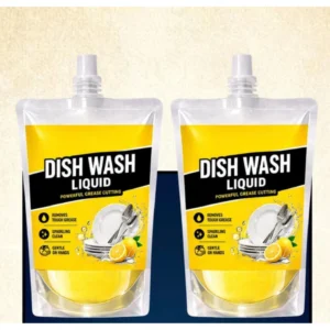 Generic Pack of 2 Kitchen Cleaning Dishwash Liquid Pouches 100 ML