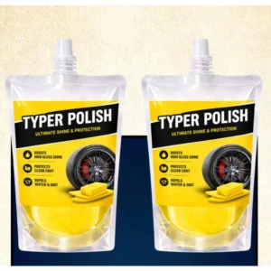 Generic Pack of 2 Ultra Tyre Shine & Polish Liquid Pouches 100 ML