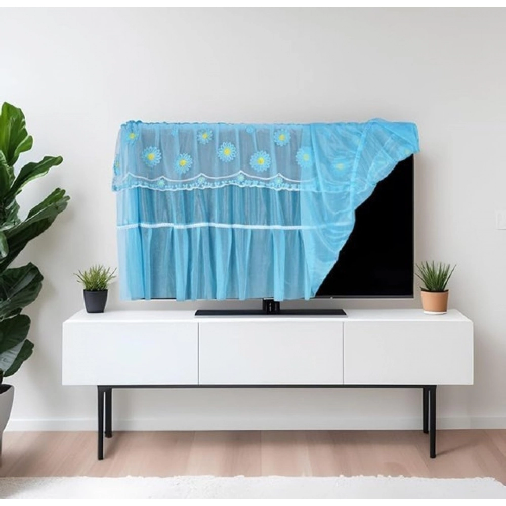 Generic Pack of 2 LED TV Cover (28-34 Inch) (40-45 Inch) (50-55 Inch) (Blue) - Image 4