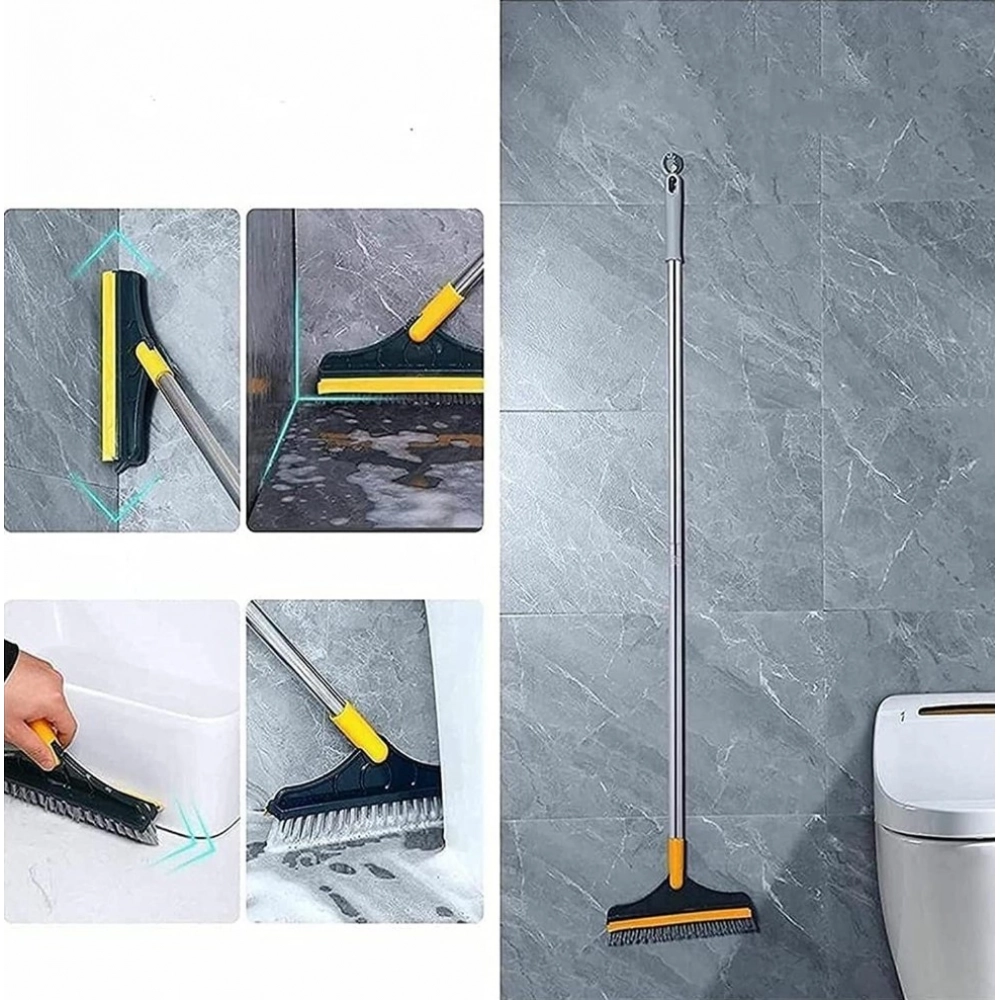 Generic Pack of 2 2 in 1 Scrape Floor Scrubbing Brush (Multicolor) - Image 4
