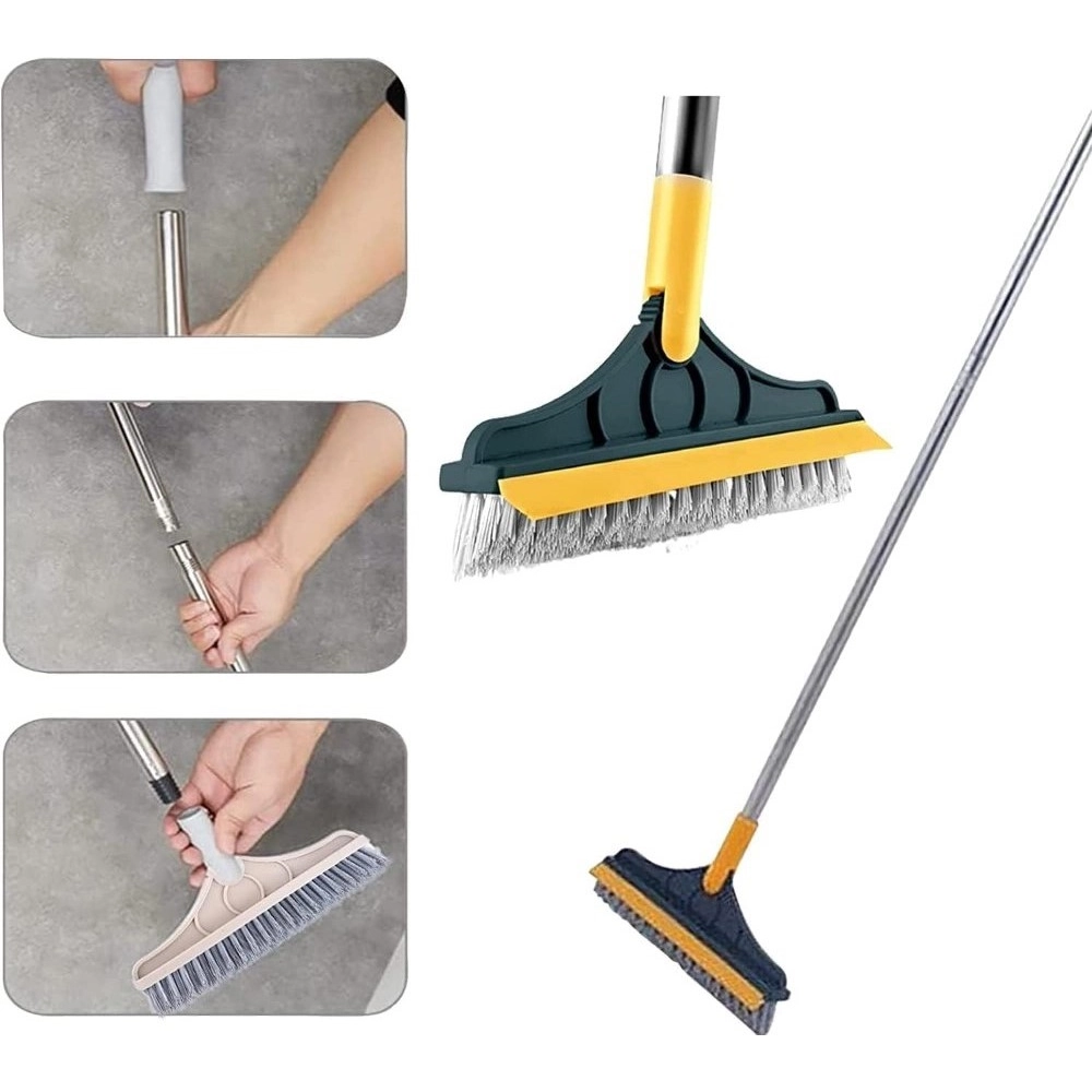 Generic Pack of 2 2 in 1 Scrape Floor Scrubbing Brush (Multicolor) - Image 5