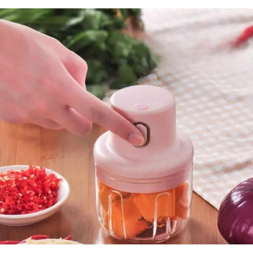 Generic USB Garlic Chopper (Pink) - Image 4