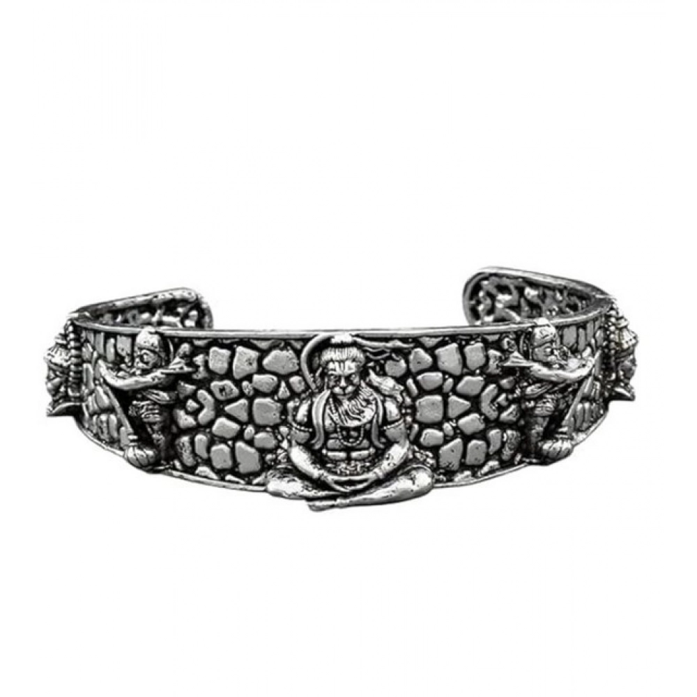 Pack of 2 Hanumanji Kada (Silver) - Image 2