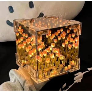 Generic Cube Tulip Lamp (Multicolor)