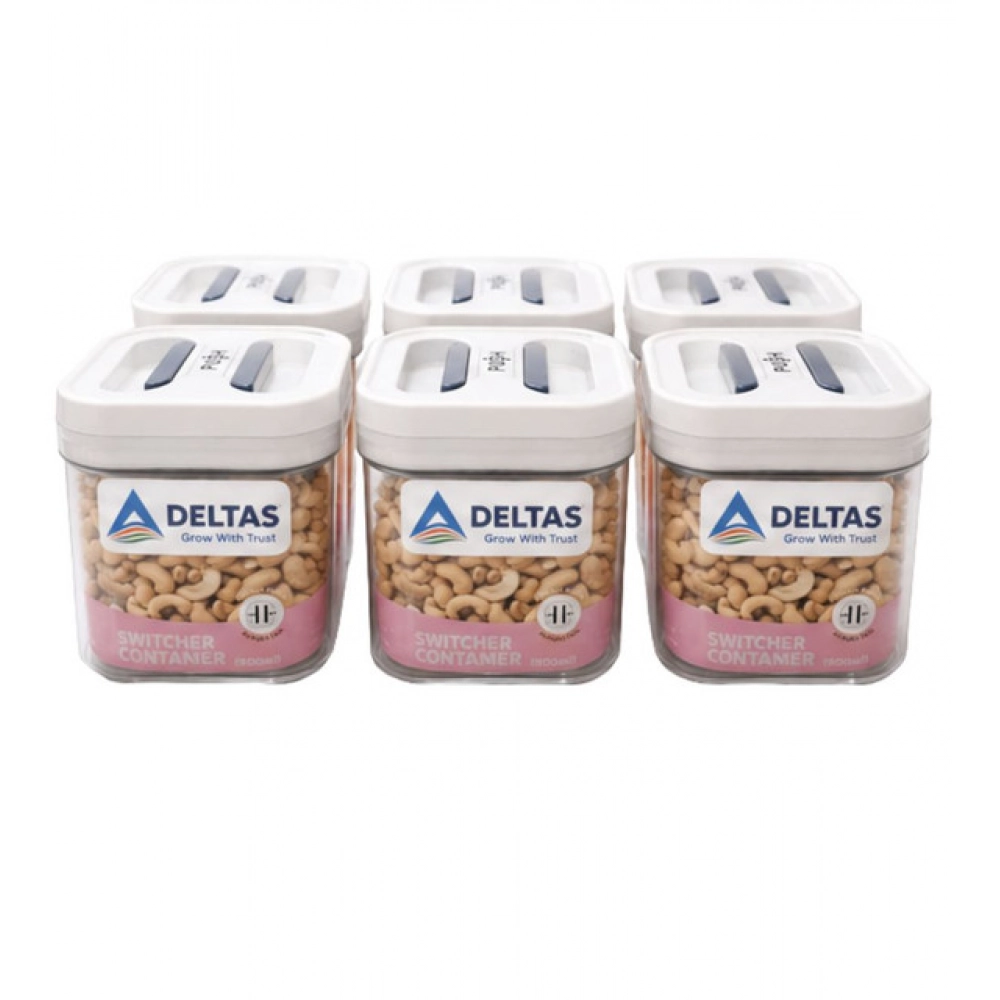 Generic Pack of 6 Switchers Airtight Storage Container Set 500 ML (White) - Image 2