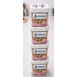 Generic Pack of 4 Switchers Airtight Storage Container Set 1250 ML (White)