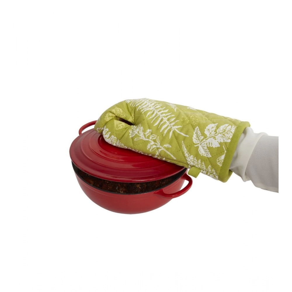 Generic Pack of 2 Cotton Oven Gloves (Green) - Image 4