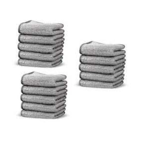 Generic Pack of 15 Stainless Steel Dishwash Scrub (Silver)