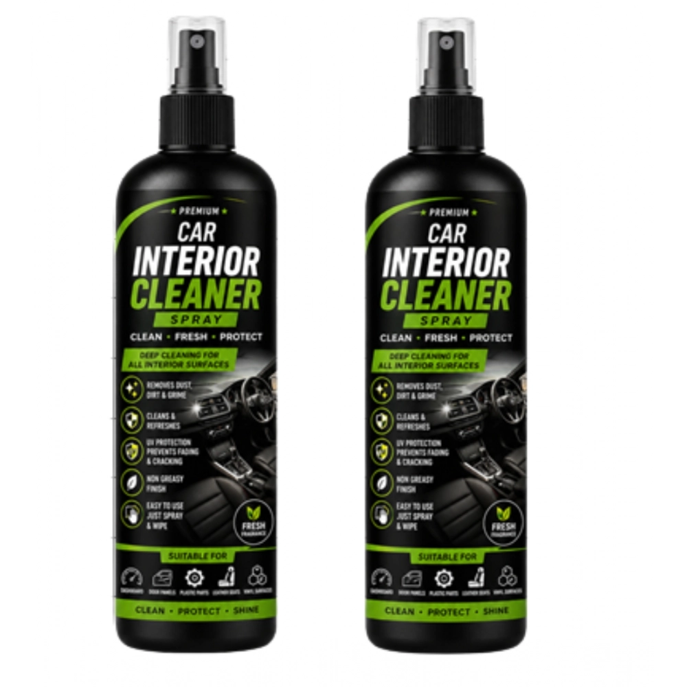 Pack of 2 Car Interior Cleaner Liquid Spray Bottles 100 ML - Image 2