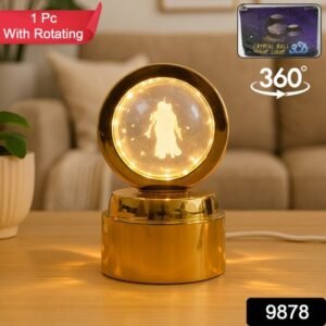 Radhe Krishna Crystal Ball Night Light 1 Pc