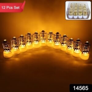 Vintage Lantern Style Decorative Flameless Led Candles (12 Pc)