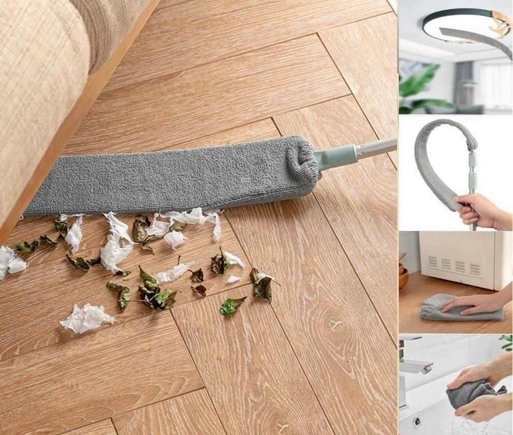 Microfiber Flexible Mop (Grey) - Image 5