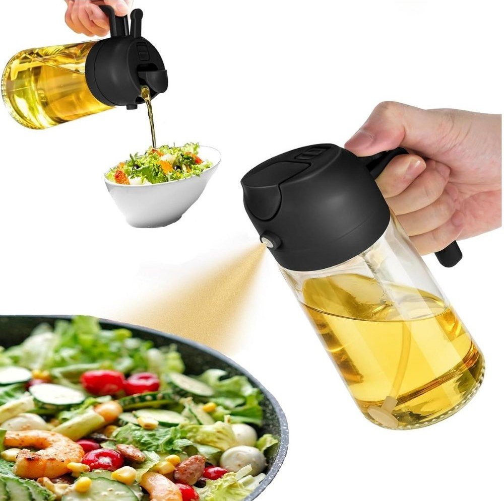 2 in 1 Oil Dispenser (Black)