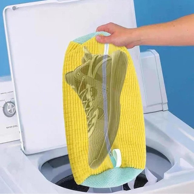 Shoe Washing Machine Bag (Yellow) - Image 3