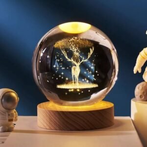 All Design Crystal Night Lamp (Multicolor)