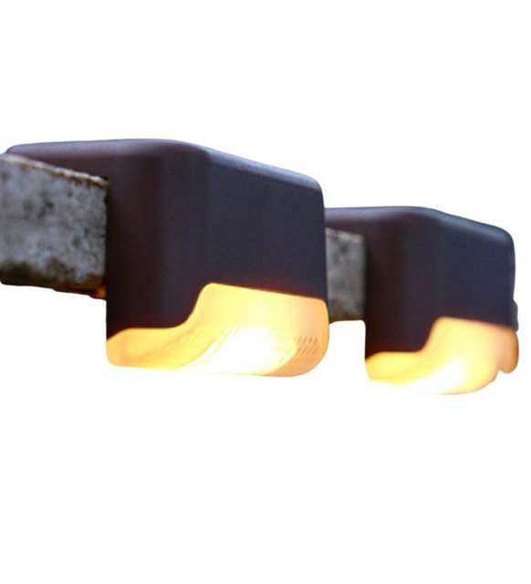 Pack of 4 Stair Deck Solar Light (Black) - Image 2