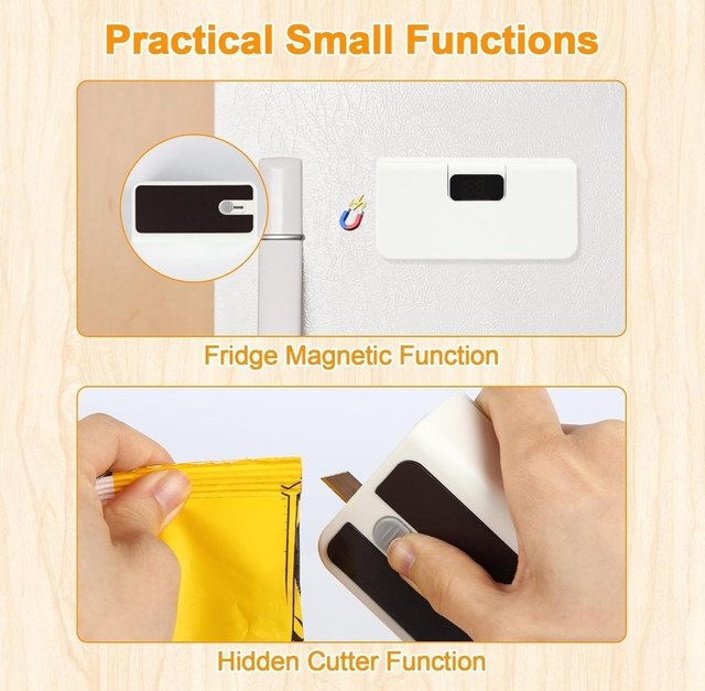 Plastic Mini Magnetic Sealer (Multicolor) - Image 4