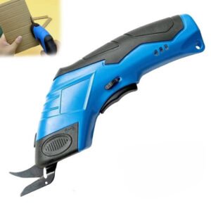 Plastic Cordless Electric Scissor (Blue-Black)