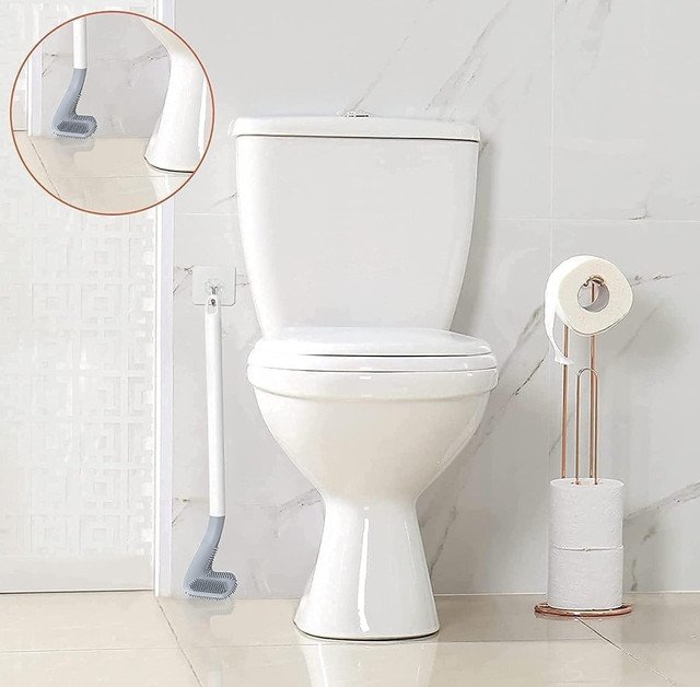 Plastic Golf Toilet Brush (White) - Image 3
